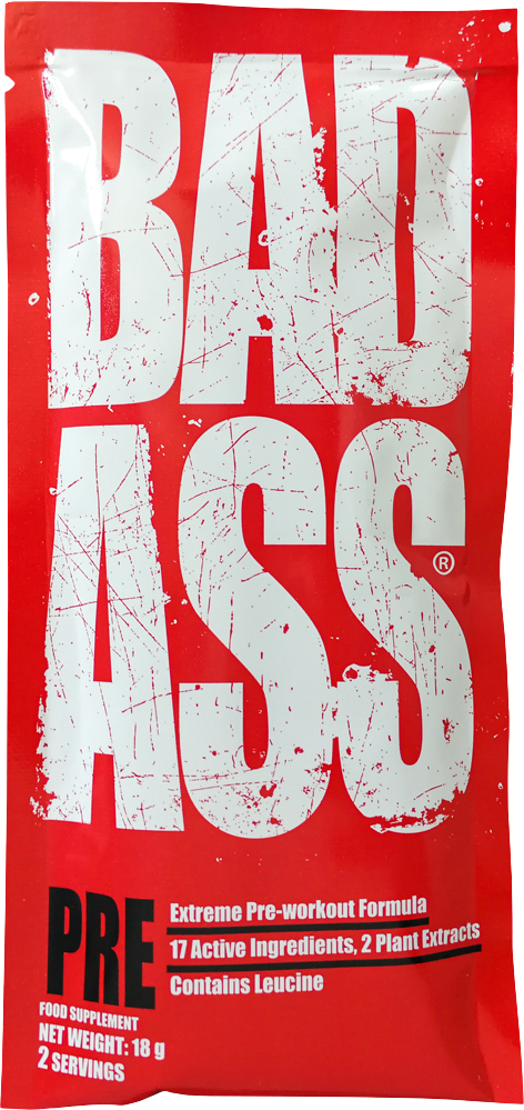 <tc>BAD ASS</tc> /Преди/Мостра на Extreme предтренировъчна формула - 18 грама