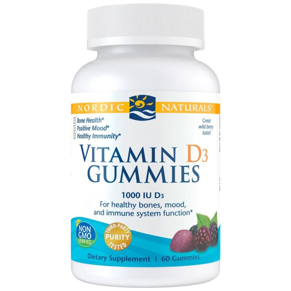 Витамин D3 Gummies 1000 IU - 60 Gummies