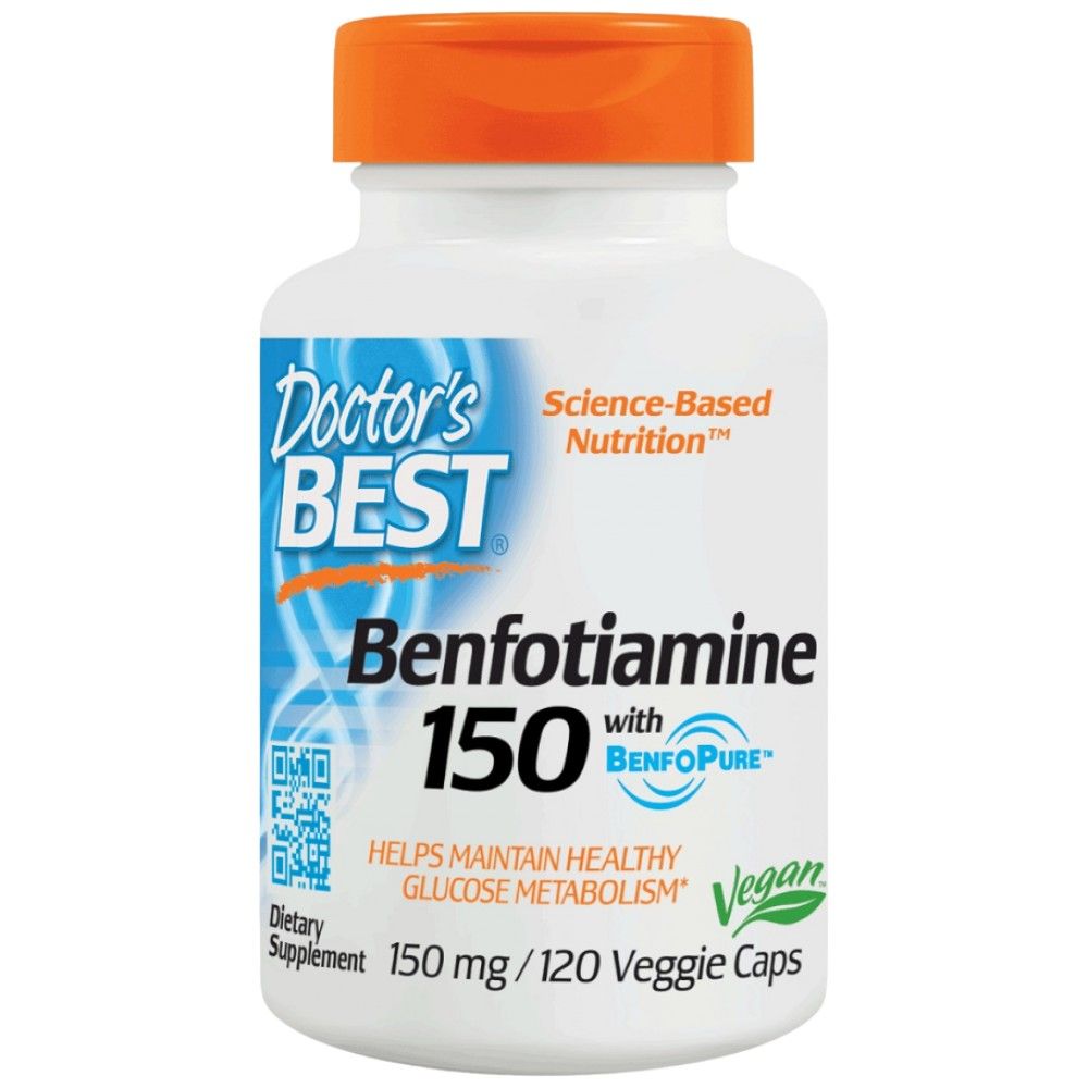 Най -добър Benfotiamine 150 mg | Benfopure - 120 капсули