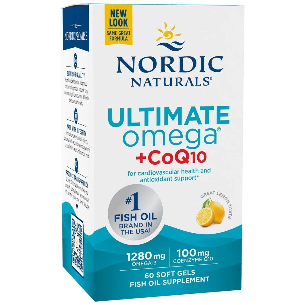 Ultimate Omega 1280 mg + Coq10 - 60 гел капсули