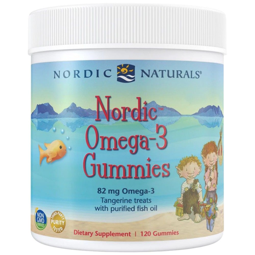 Nordic Omega -3 Gummies 82 mg - 120 Gummies