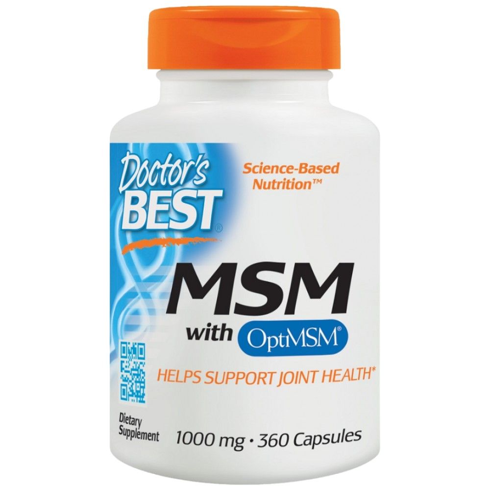 Най -добър MSM 1000 mg | С Optimsm - 360 капсули