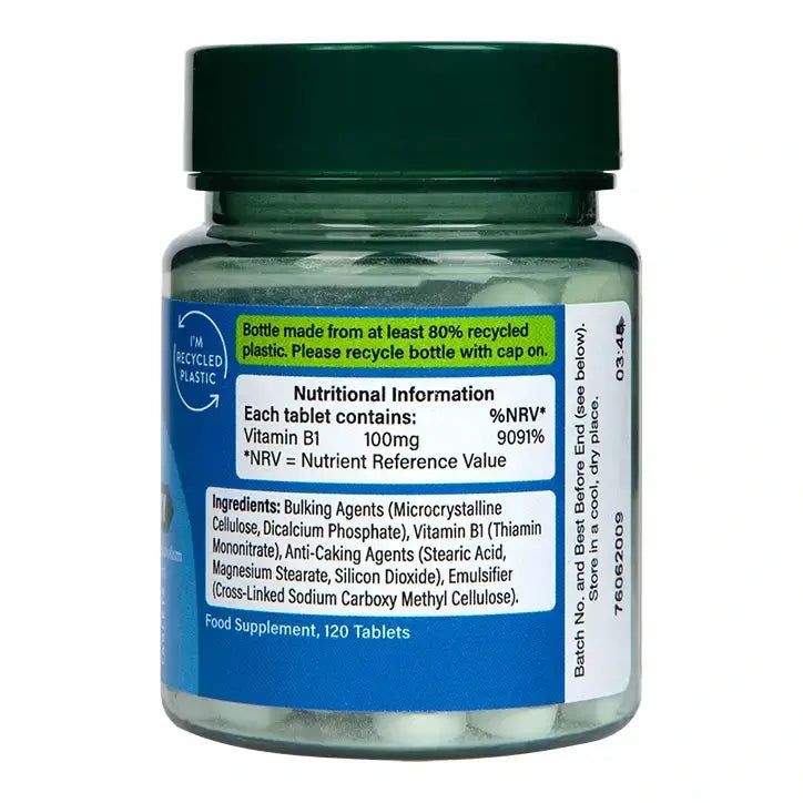 Витамин В1 (витамин В1) 100 mg 120 таблетки Holland & Barrett