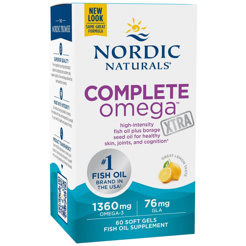 Пълна Omega Xtra 1360 mg - 60 softgels