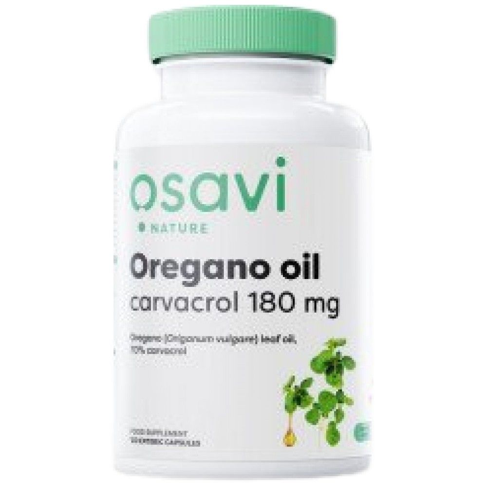 Oregano Oil 257 mg | 70% Carvacrol - 120 capsules - Nutra Best Europe