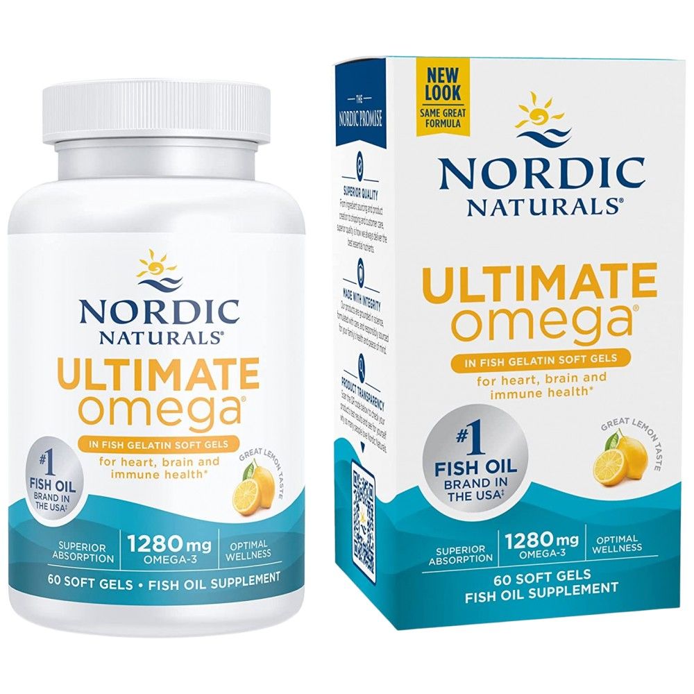 Ultimate Omega 1280 mg - 60 гел капсули
