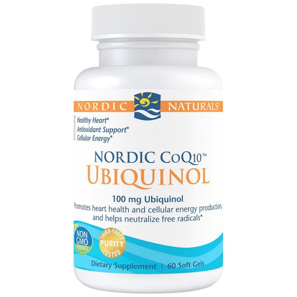 Nordic Coq10 убихинол 100 mg - 60 гел капсули