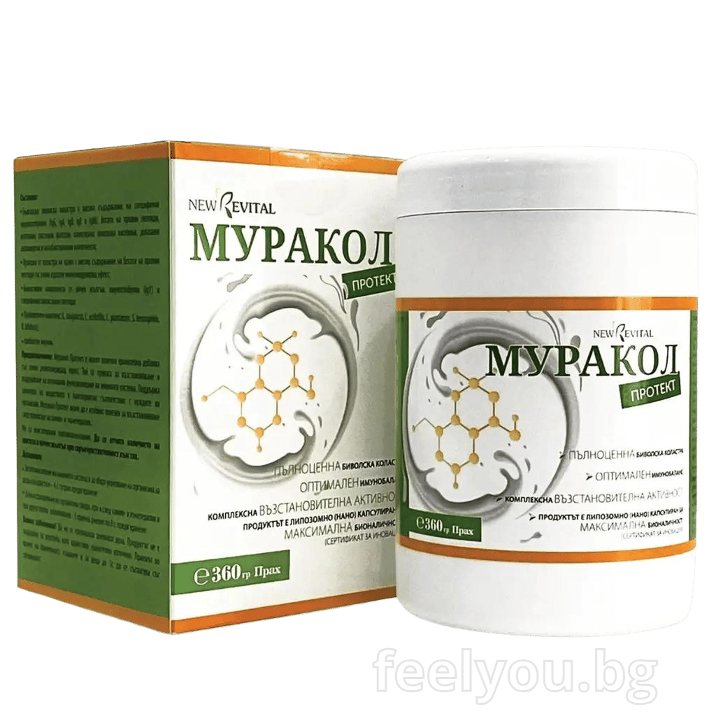 100% липозомна коластра от биволи 360 г <tc>Muracol</tc> Защита | ХАЛАЛ