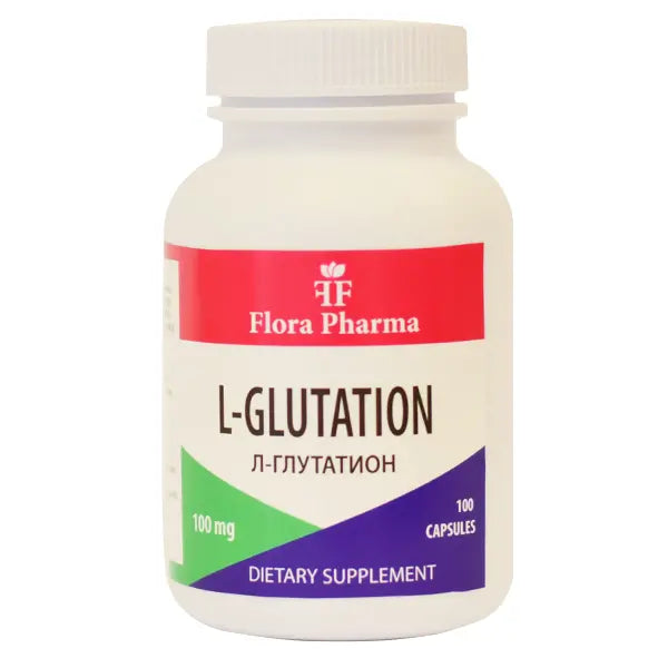 L-Glutathione 100 mg (глутатион) /100 капсули, 100 дози) Флора фарма