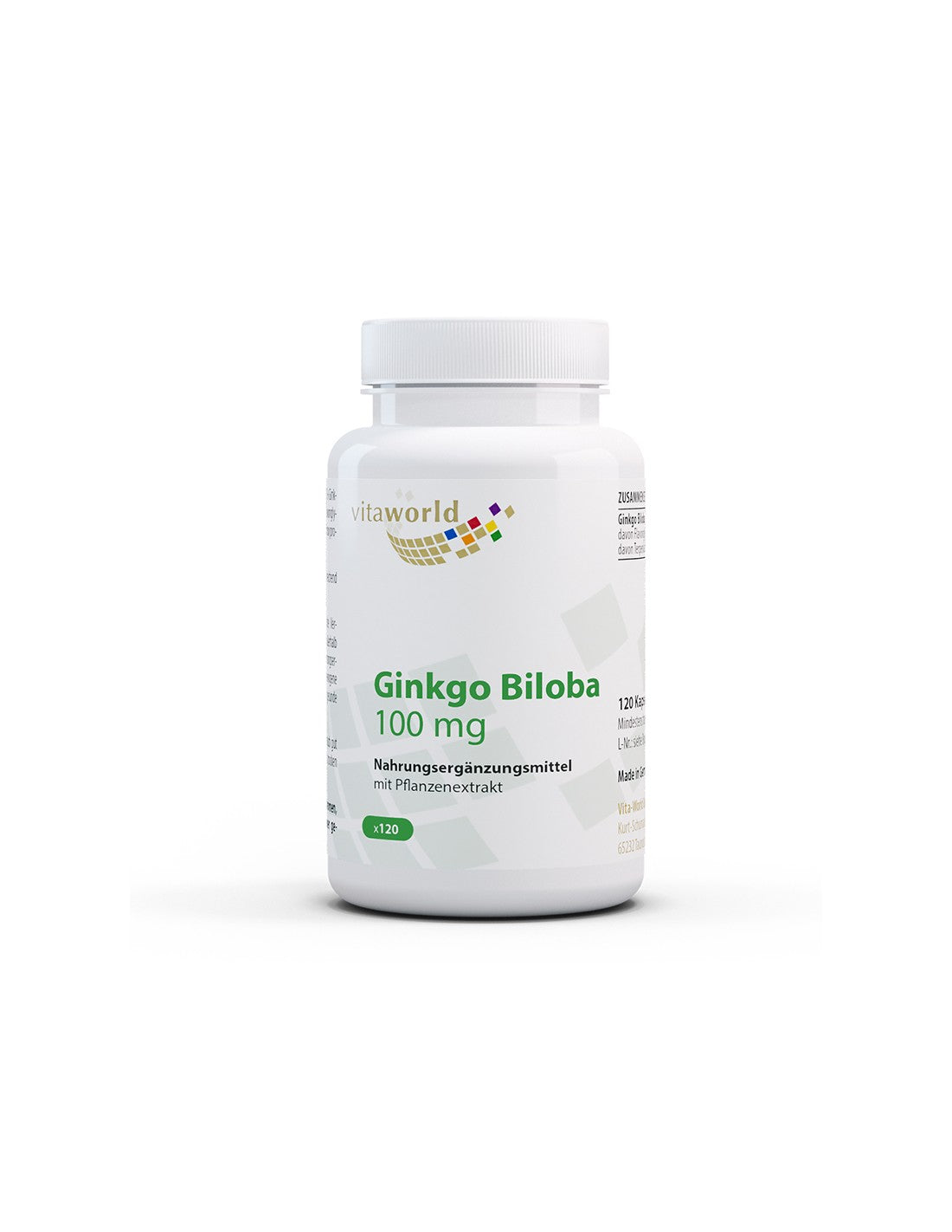 Памет и концентрация - Гинго Билоба, 100 mg x 120 капсули