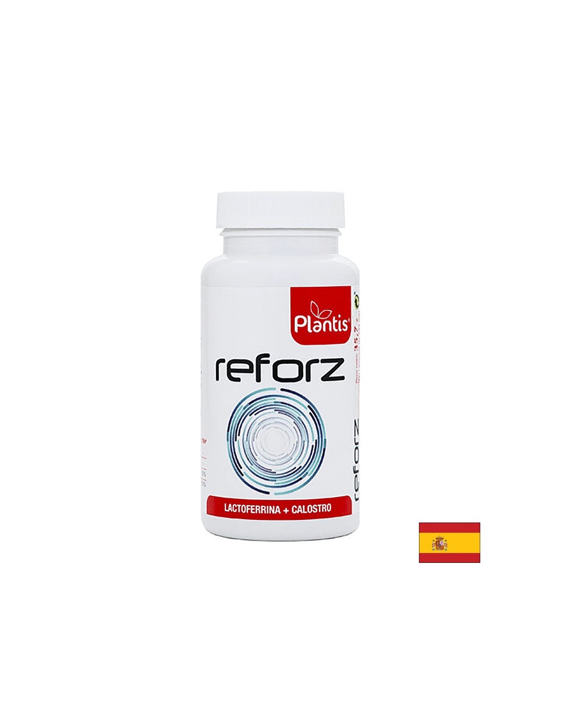 Силен имунитет - лактоферин 100 mg, коластра 250 mg и витамини С 60 mg & D3 3.75 µg - Reforz Plantis®, 60 капсули