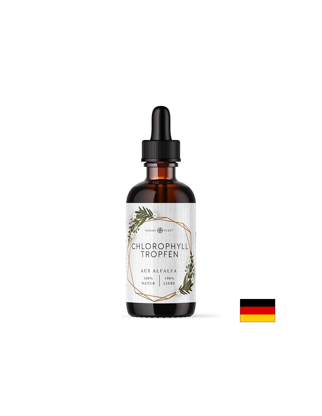 Alfalfa Chlorophyll - За детоксикация, капки, 100 ml NVs
