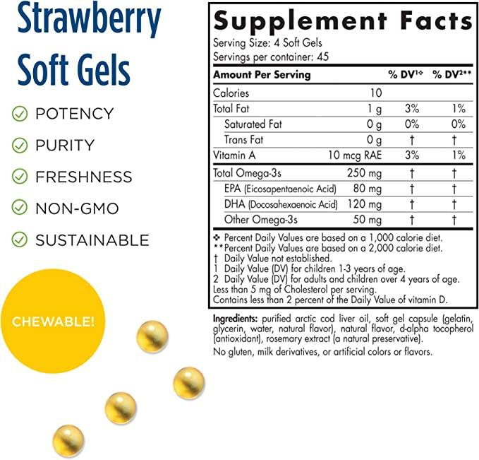 DHA Junior 250 mg - 180 гел капсули