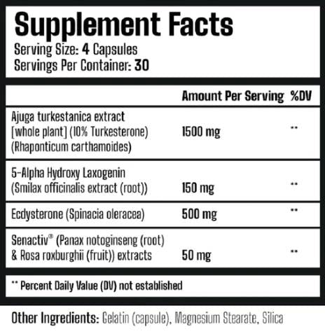 Nattyquad | Естествено строителство на мускули - 120 капсули