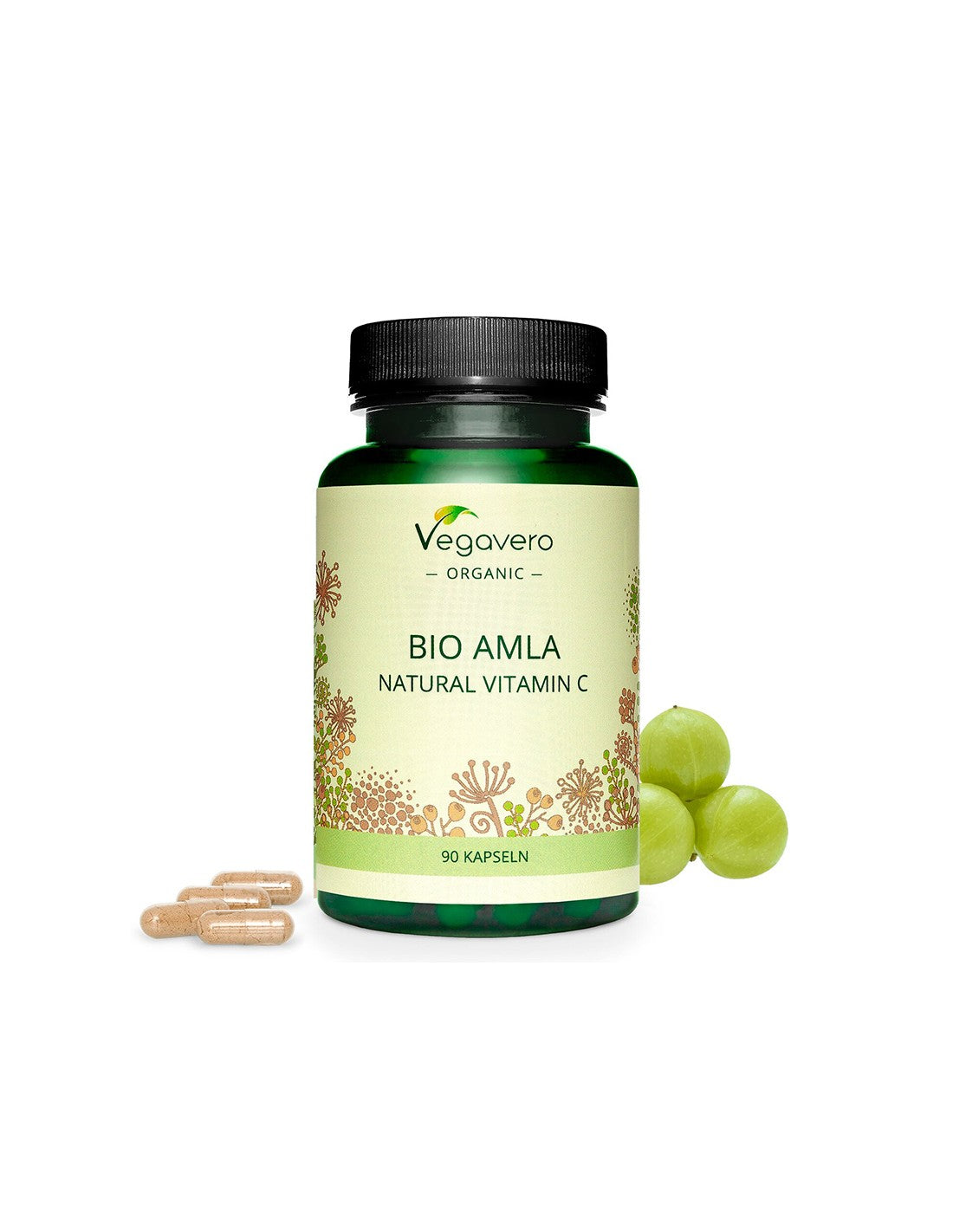 Натурален витамин С - Amla Bio, 120 капсули <tc>Vegavero</tc>