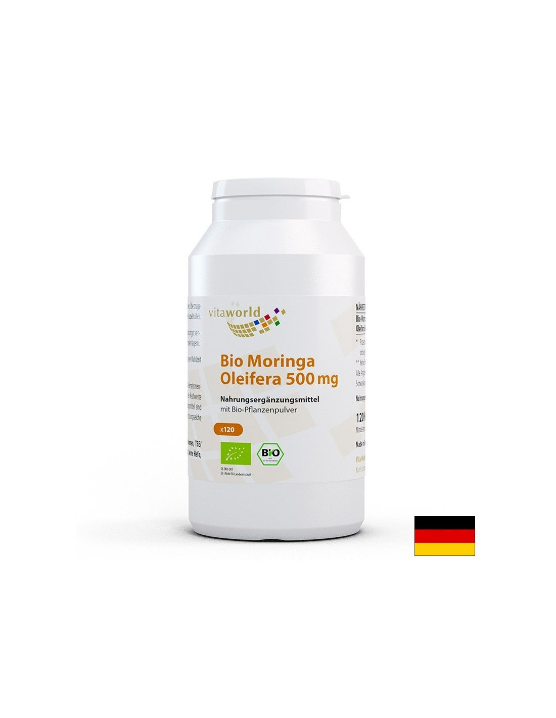 Антиоксидант - Moringa Bio, 120 капсули