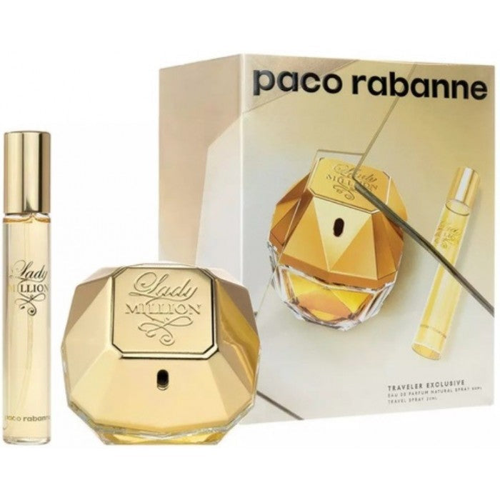 Комплект за жени <tc>PACO RABANNE</tc> Lady Million - Парфюмна вода 80 мл + 20 мл