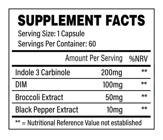 Естро контрол | С DIM и индол-3-карбинол 60 капсули