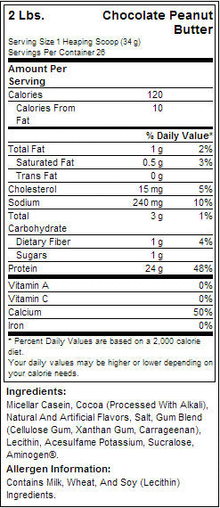 100% казеин - 0,908 кг