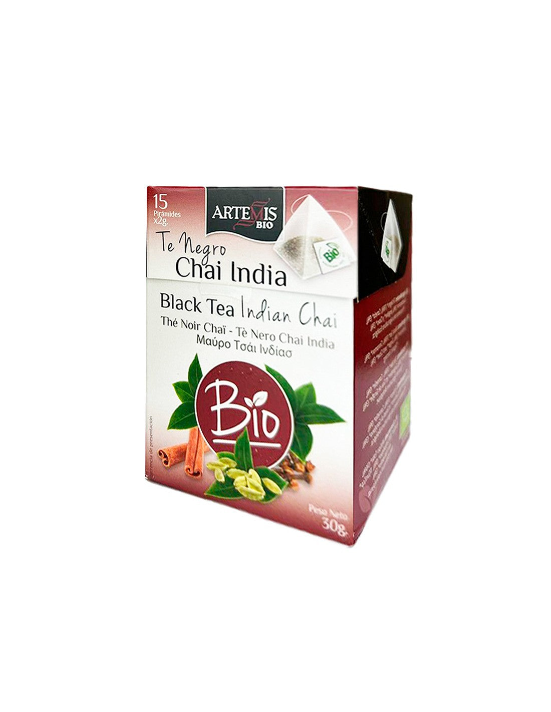 Bia Tea India Bio, 15 торбички за филтри