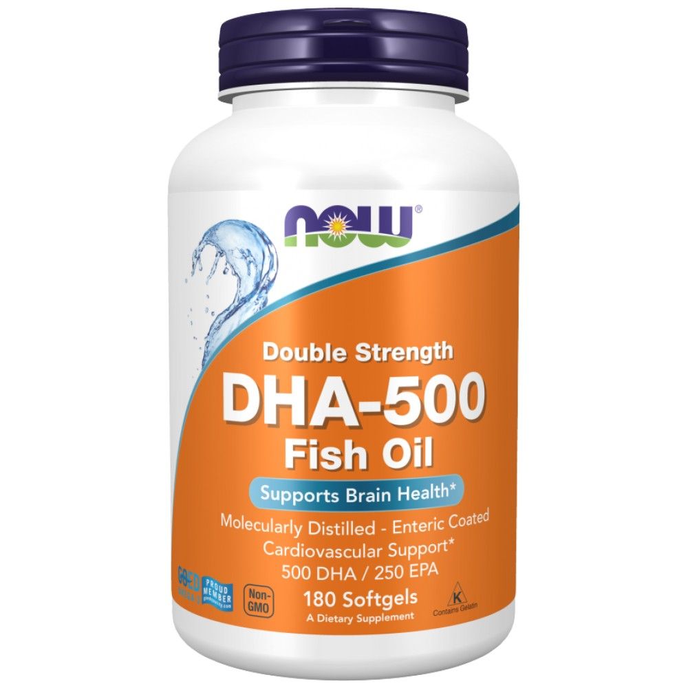 DHA - 500 двойна сила - 180 Softgels