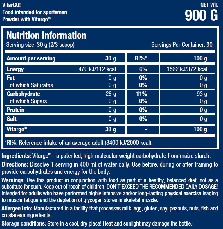 <tc>VITARGO</tc> 0,900 кг