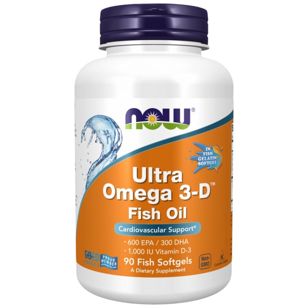 Ultra Omega 3-D с витамин D-3-90 гел капсули