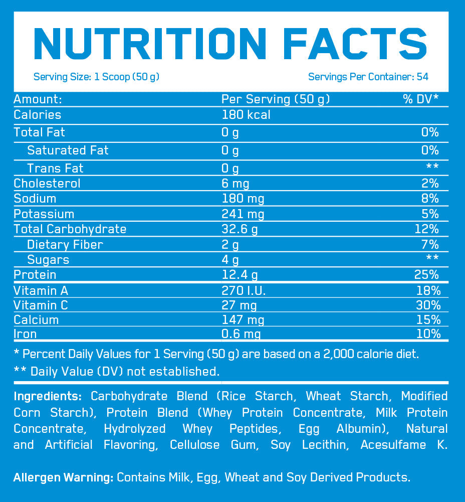 Mass Build Gainer - 2,72 кг