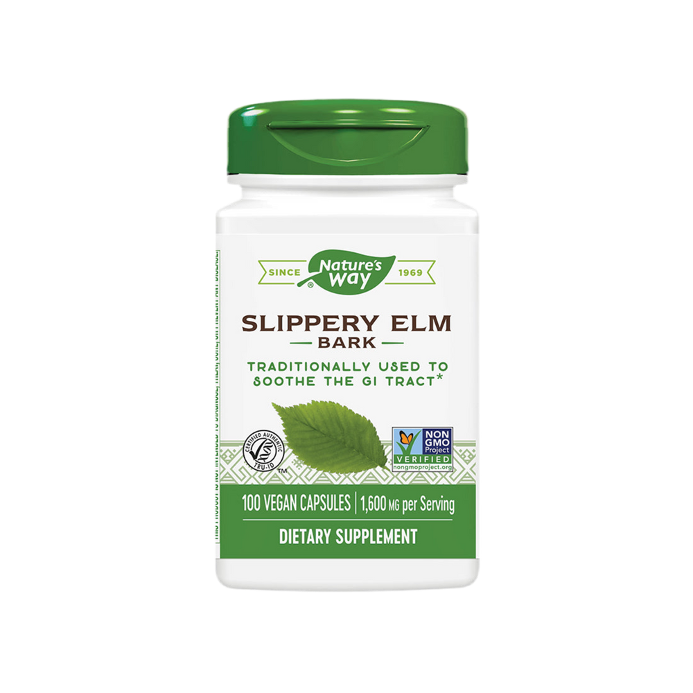 Slippery Elm 370 mg - 100 capsules - Nutra Best Europe