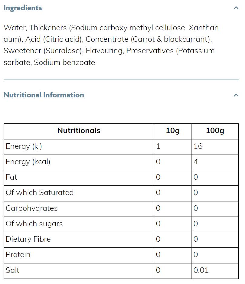 Кльощав сироп | Ягодово желе - 425 ml