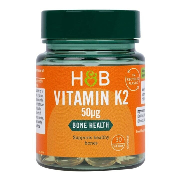 Витамин К2 (витамин К2) (MK7) 50mcg 30 капсули Holland & Barrett