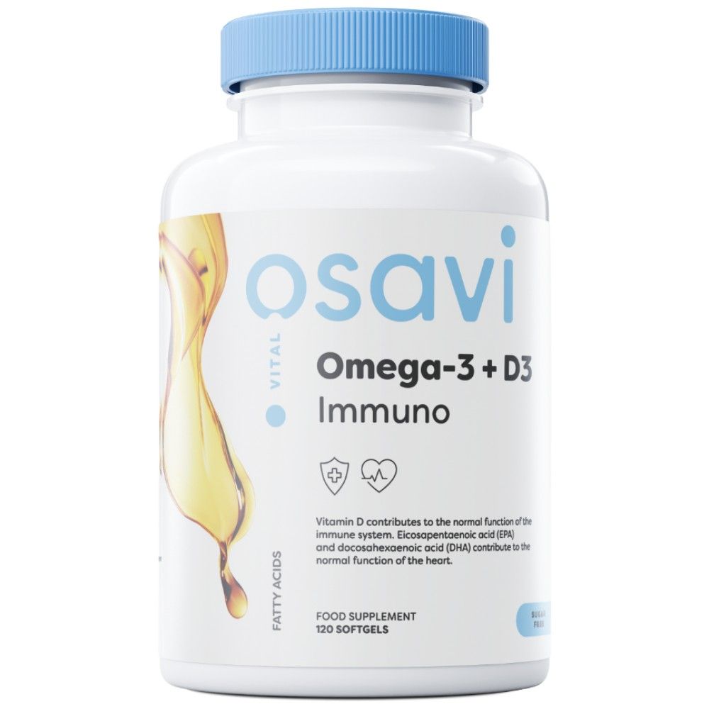 Omega -3 + D3 имуно - 60 гел капсули
