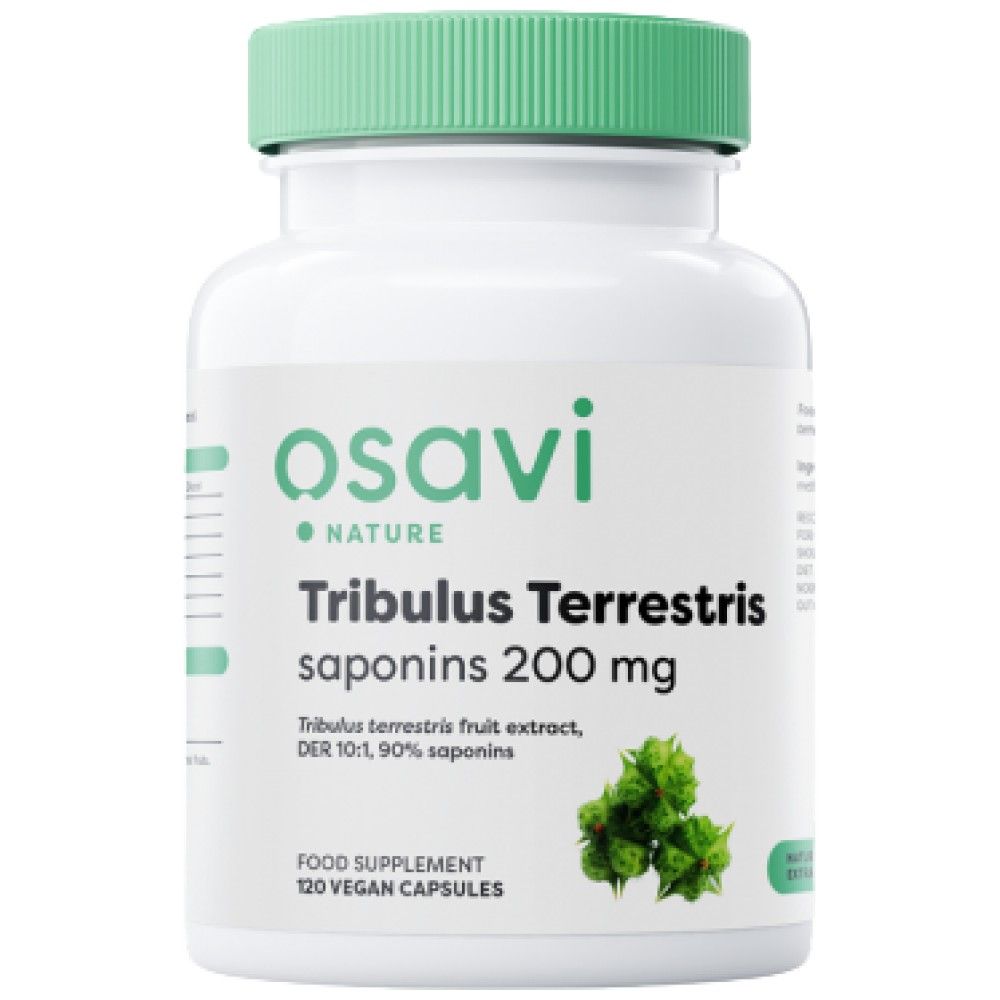 Tribulus terrestris 90% | 200 mg сапонини - 90 капсули