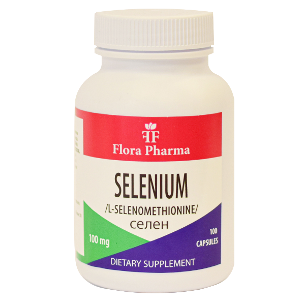 Selenium 200 mcg / 100 капсули, 50 дози / флора ферма