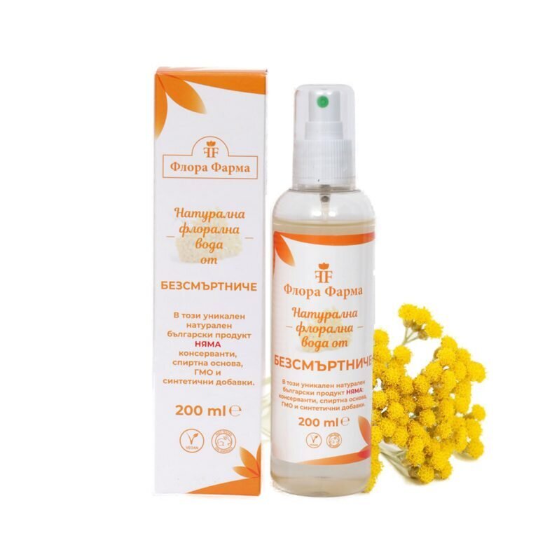 Естествена флорална вода от Immortelle - 200 ml Flora Pharma