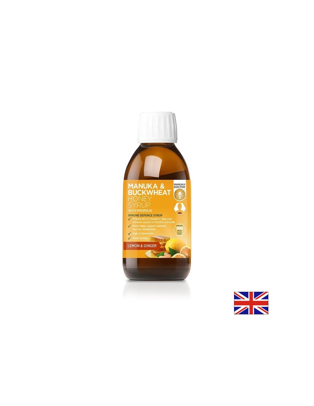 Манука елда от мед сироп с прополис (Manuka елда от мед сироп с прополис / силен имунитет, 200 ml