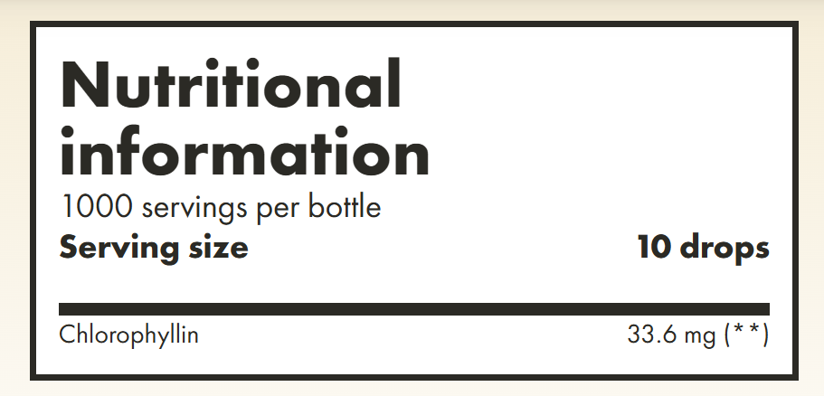 Хлорофил алфа храни Германия (50 мл)