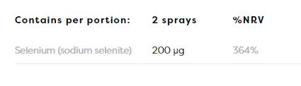 Селен орален спрей 200 mcg - 26 ml