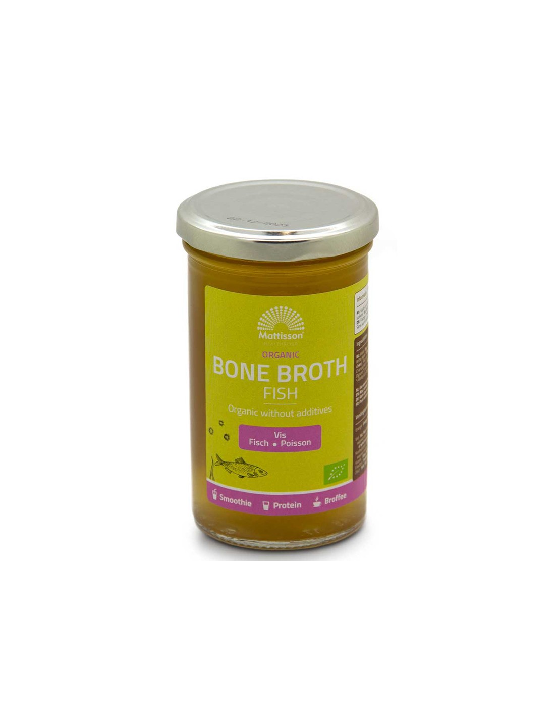Бульон от рибени кости Био, 240 мл <tc>Mattisson Healthstyle</tc>