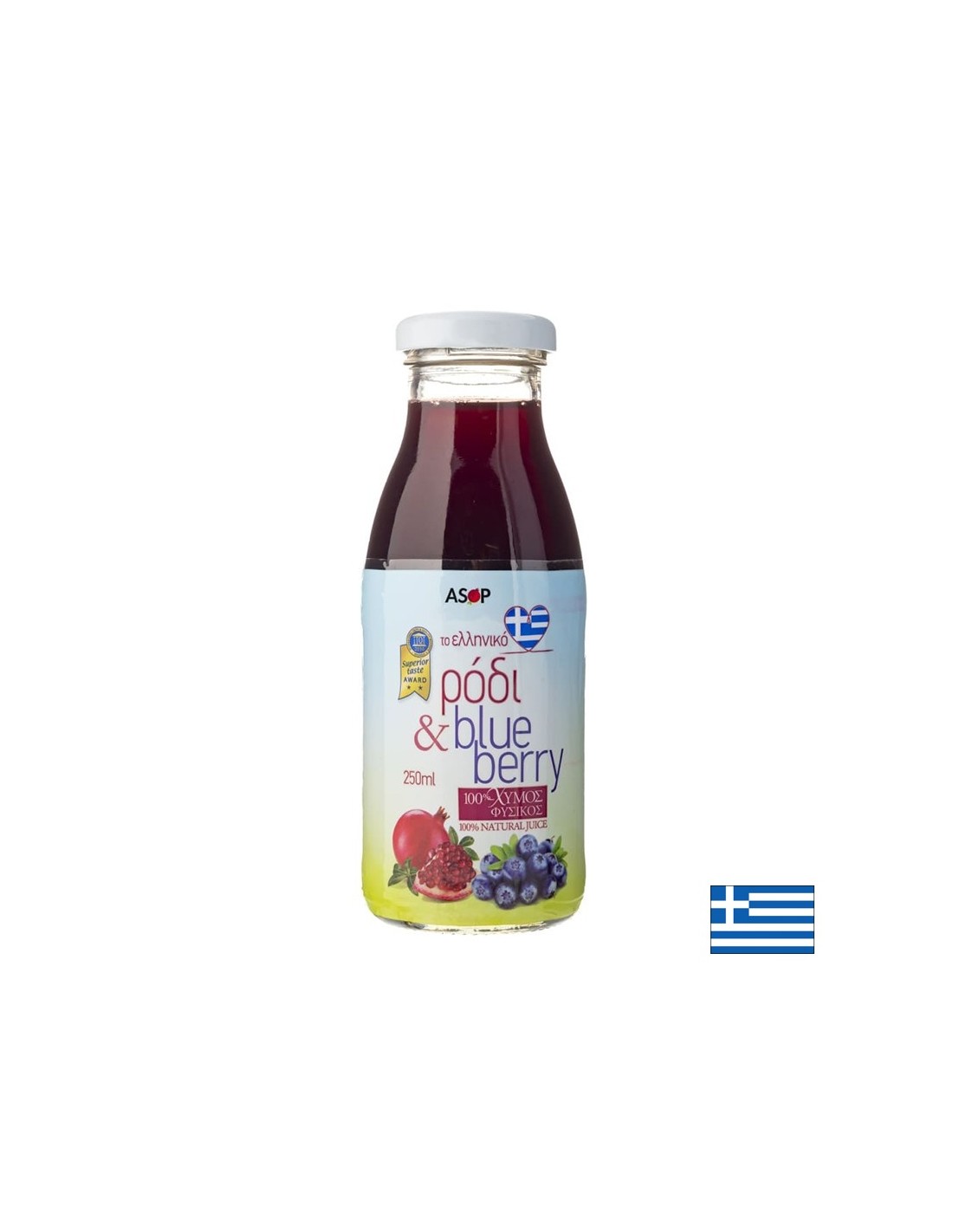 Сок от нар и боровинки - имунитет и антиоксидантна защита, 250 ml