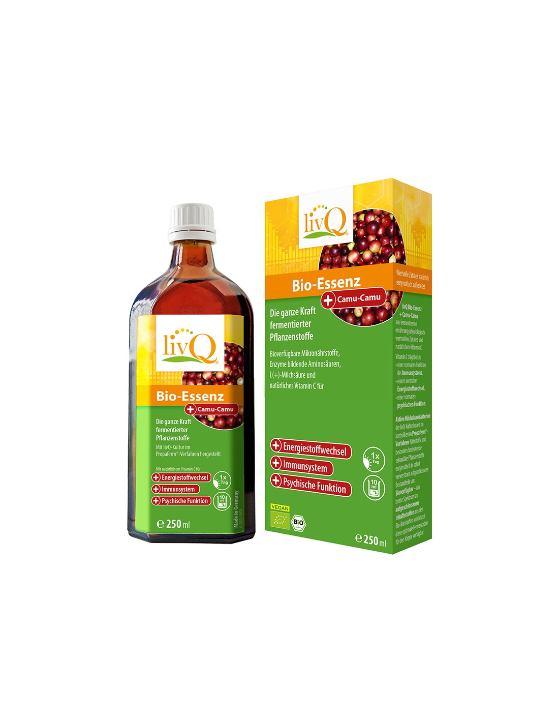 Сироп с ферментирал растителен екстракт с Camu-camu Bio, 250 мл <tc>LivQ</tc>