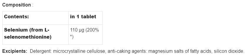 Selenium 100 mcg - 120 таблетки