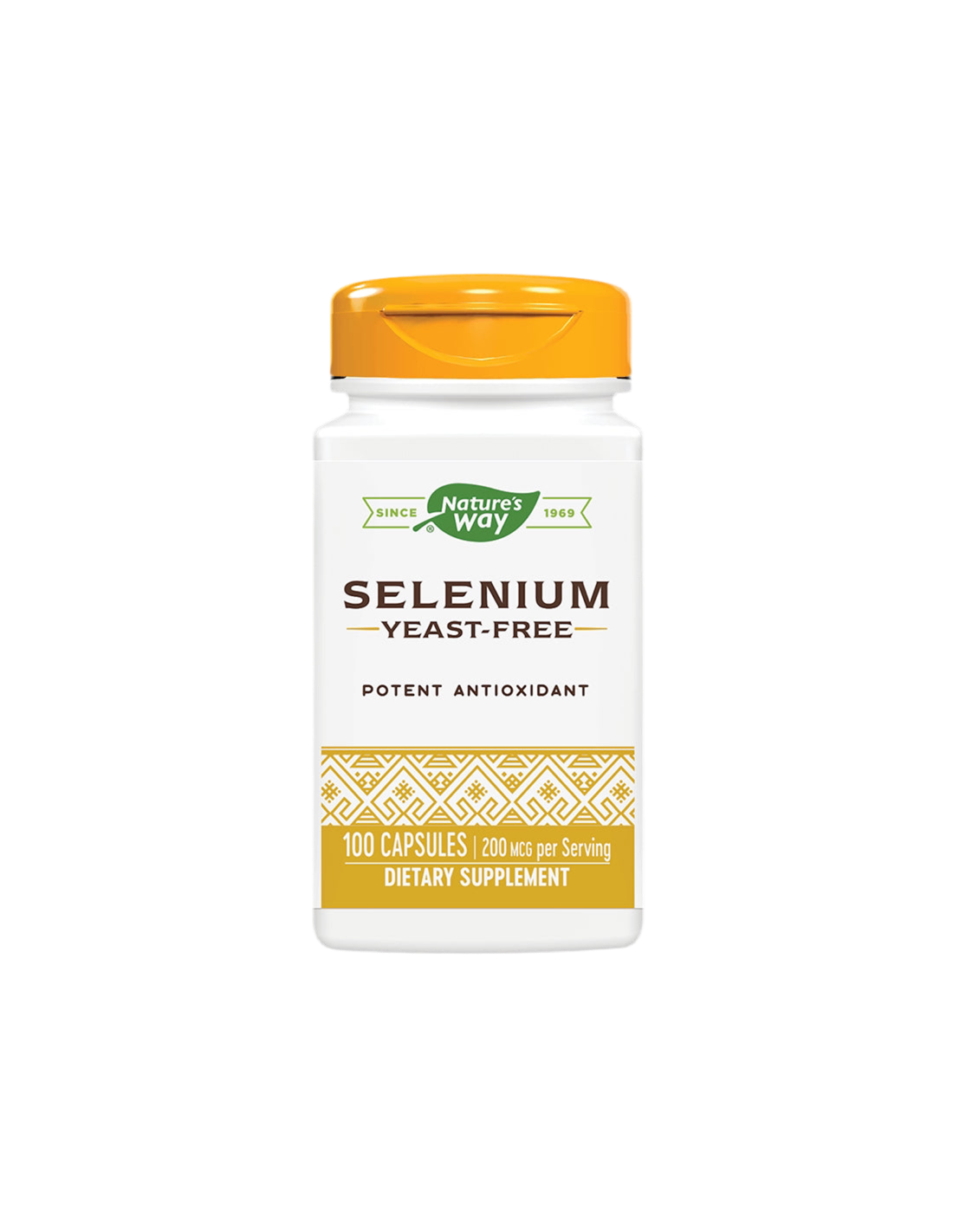 Selenium - Selenium 200 mcg, 100 капсули Nature Way