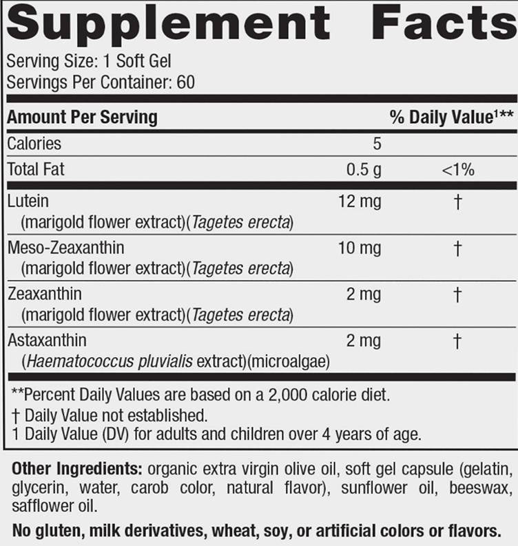 Защита на сините светлини - 60 гел капсули