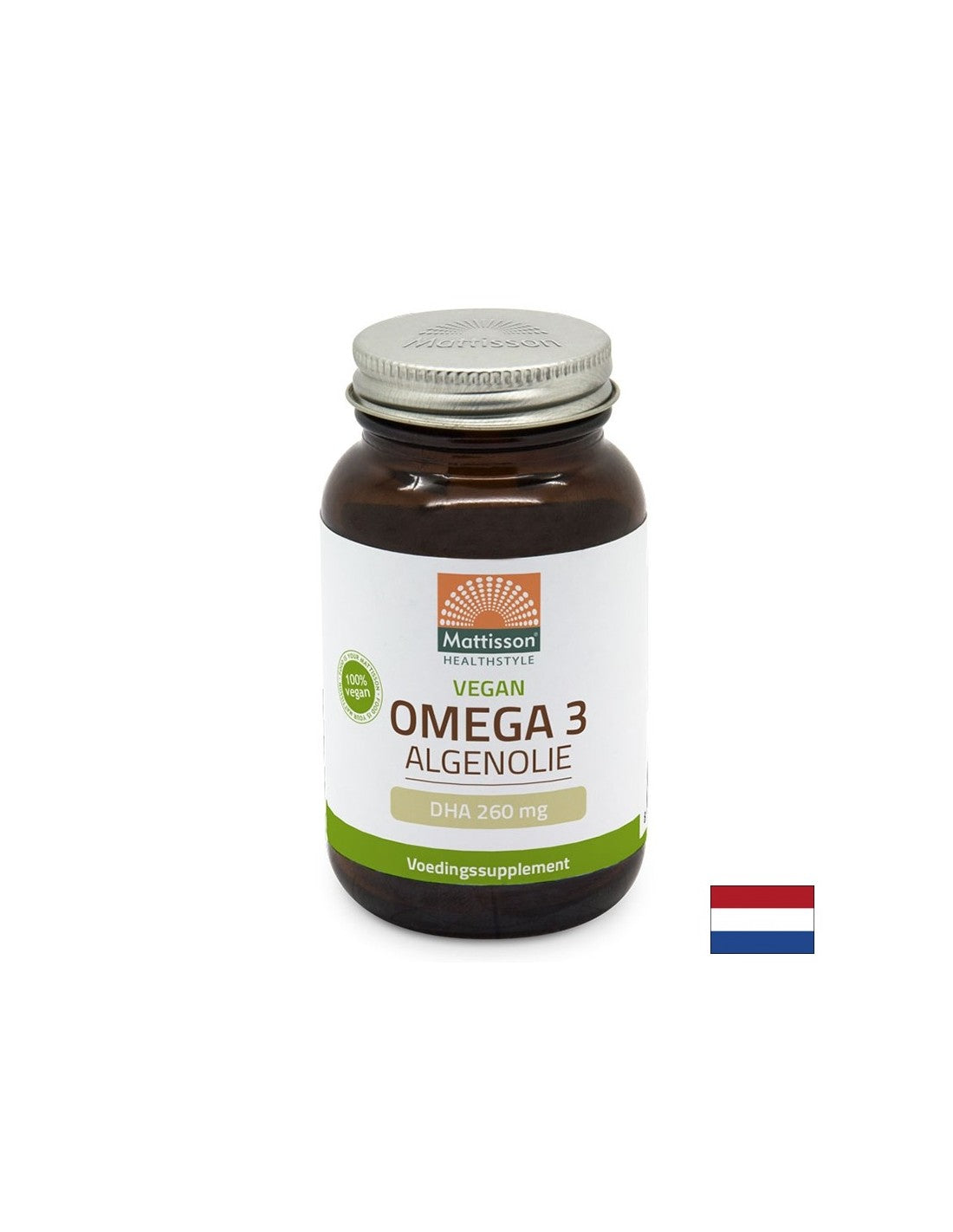 Мозъчна и сърдечна функция - Омега-3 (от водорасли), 60 V капсули <tc>Mattisson Healthstyle</tc>