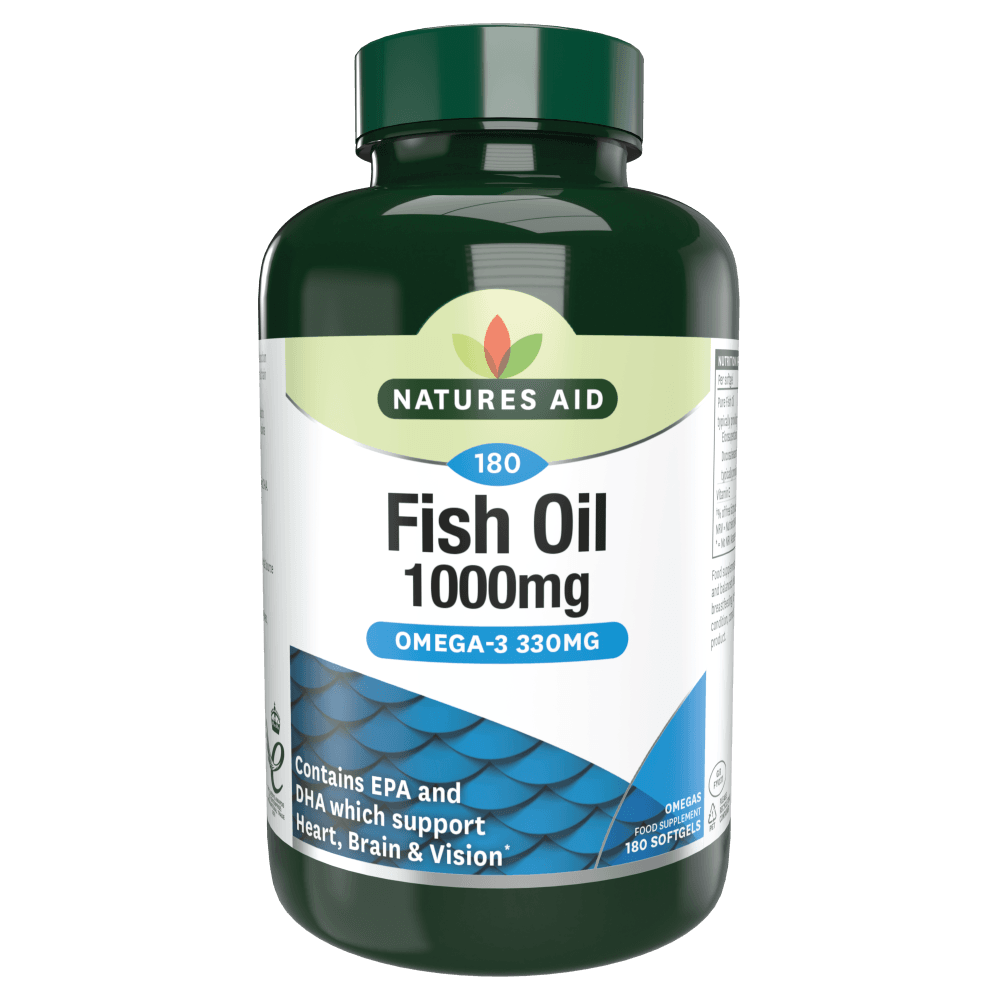 Omega 3 рибено масло (омега 3 рибено масло) 1000mg 180 меки капсули Naturesaid