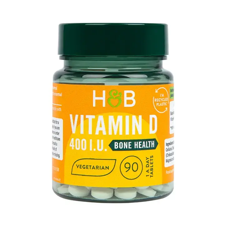 Витамин D3 (витамин D3 400 IU) 10mcg 90 таблетки Holland & Barrett