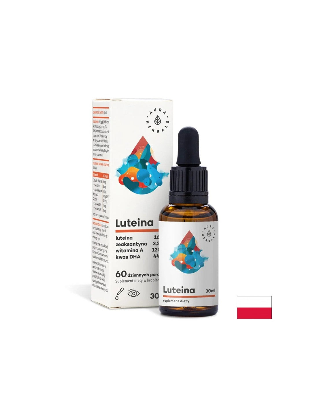 Здраве на очите - лутеин + зеаксантин + витамин А и рибено масло, 30 ml, капки