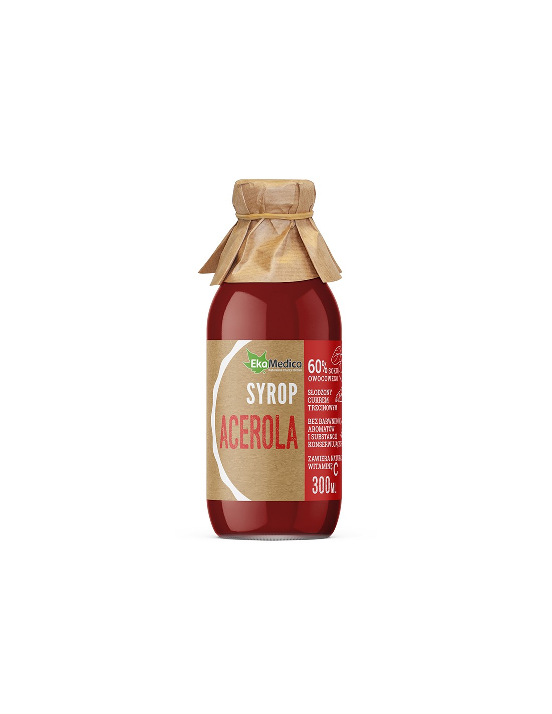 Ацерола сироп + естествен витамин С, 300 ml, 7 или 15 дози