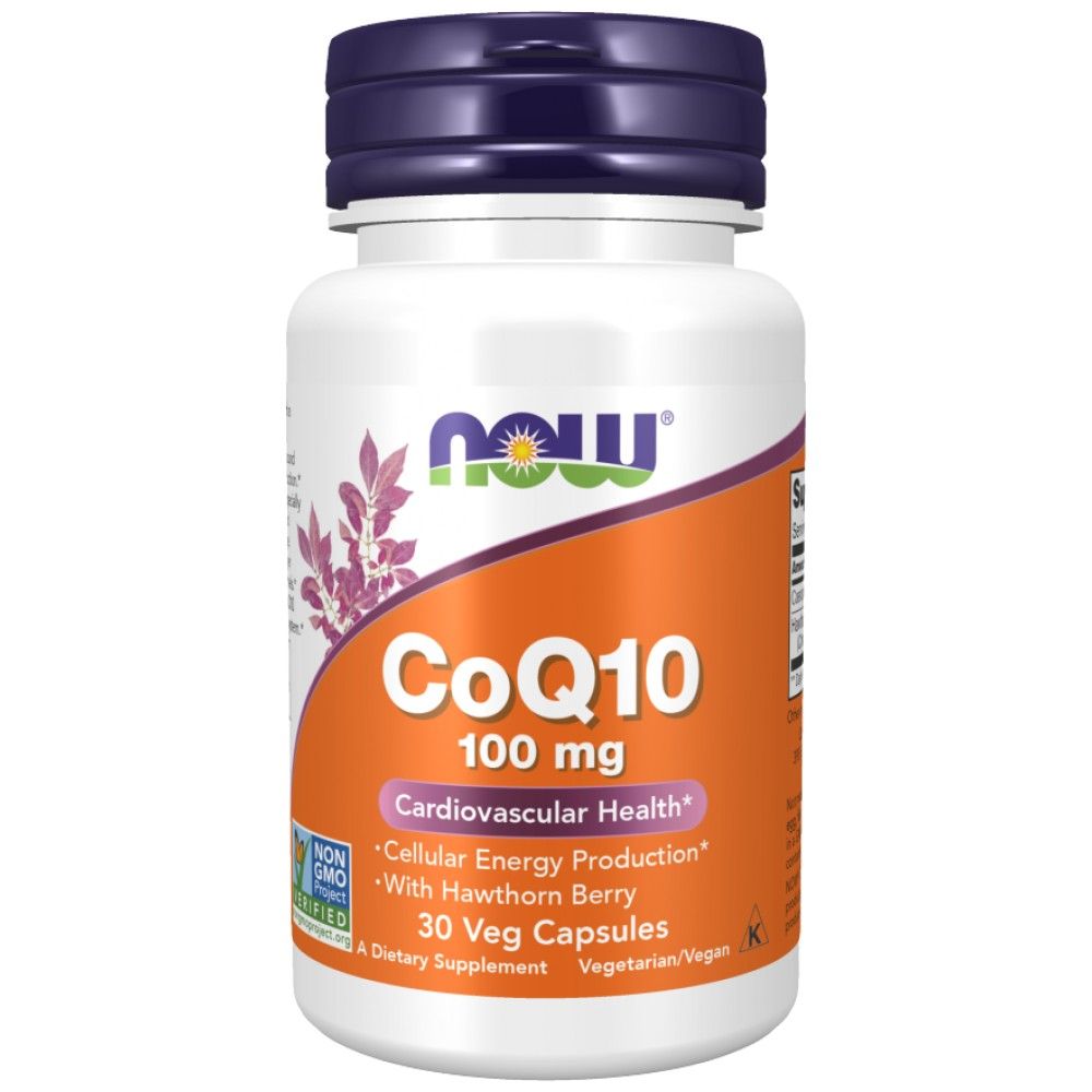 Coq10 100mg | С ягодовка на глог - 30 капсули